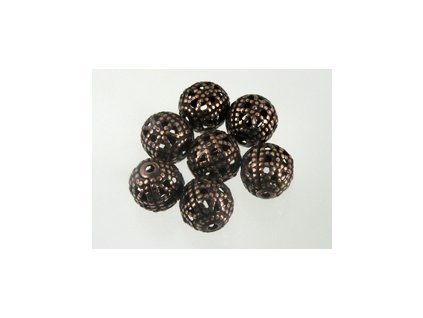 Metal Beads Filigree C Round ACU 6mm