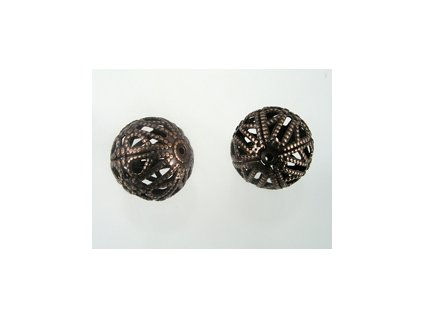 Metal Beads Filigree C Round ACU 14mm