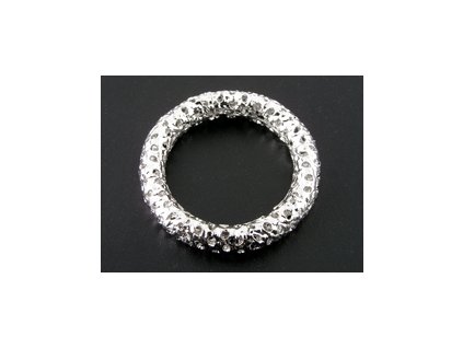 Metal Beads Filigree Ring RH 27mm