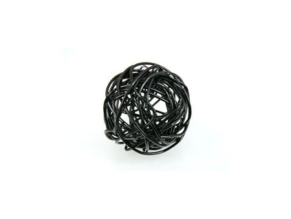 Beads - Wire Ball D Black 31mm