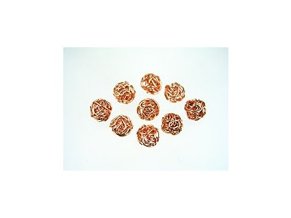 Wire Ball A Bronze 8mm 2pcs