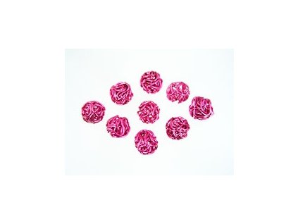 Wire Ball A Rose 8mm 2pcs