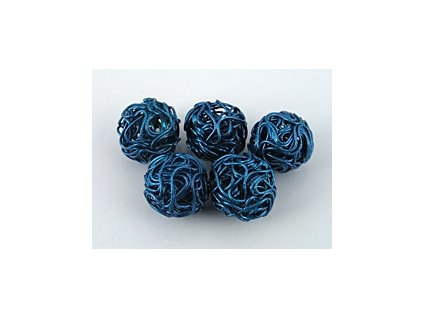 Wire Ball A Blue-Green 12mm