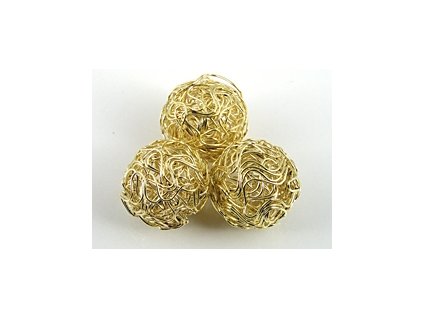 Wire Ball A Gold 16mm