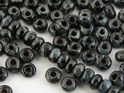 Seed Beads Preciosa No.29980 - Travertin Black - 10/0 12g