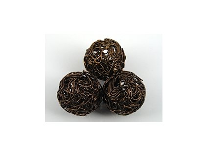 Wire Ball A Antic Copper 18mm