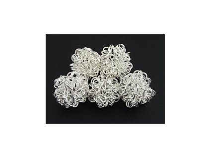 Wire Ball B Silver 14mm