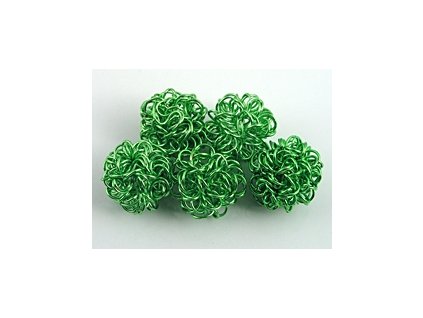 Wire Ball B Light Green 14mm