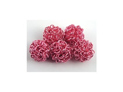 Wire Ball B Light Rose 14mm