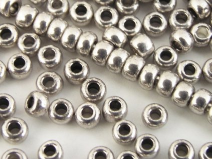 Seed Beads Preciosa No.18542 - Silver - 10/0 12g