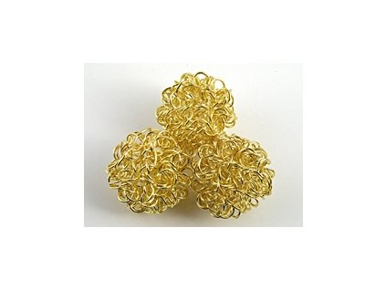 Wire Ball B Gold 18mm