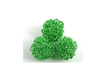 Wire Ball B Light Green 18mm