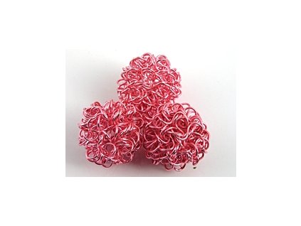 Wire Ball B Light Rose 18mm