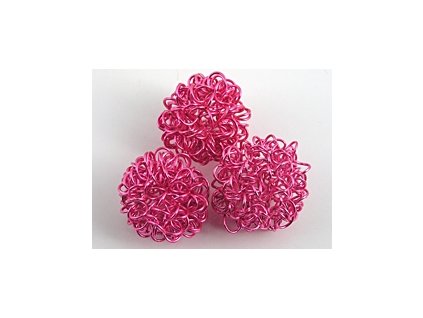 Wire Ball B Rose 18mm