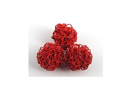 Wire Ball B Red 18mm