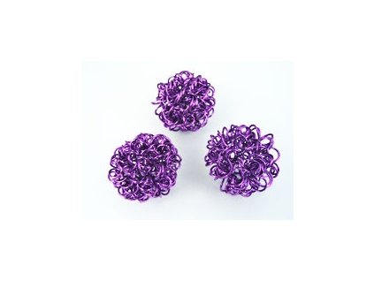 Wire Ball B Purple 18mm