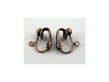 Earrings Clips with loop ACU 15mm 1pair