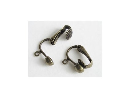 Earrings Clips with loop AAU 15mm 1pair