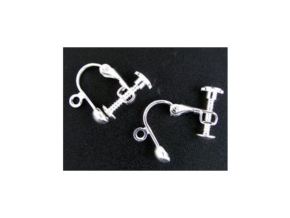 Hinged Earscrew Clips Ag 10pairs
