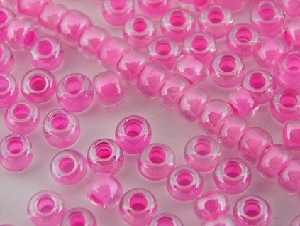 Seed Beads Preciosa No.38125 - Crystal - Rose Line - 10/0 12g