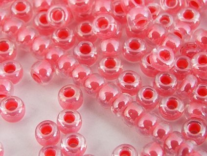 Seed Beads Preciosa No.38698 - Crystal - Rose Tera Line Sfinx - 10/0 12g