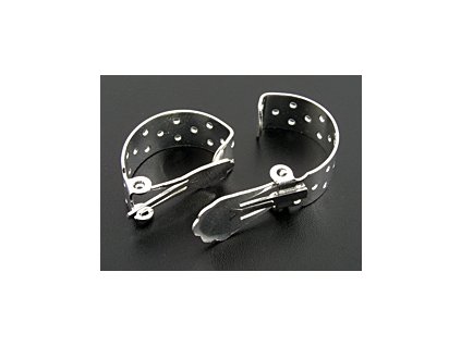 Earrings Clips Sieve AG 20mm 1pair