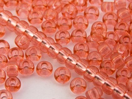 Seed Beads Preciosa No.07022 - Rose Salmon Transparent - 10/0 12g