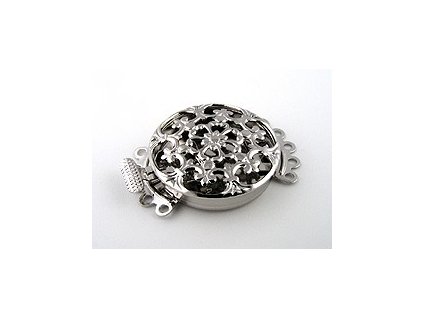 CLASP FILIGREE ROUND 5ROW RH