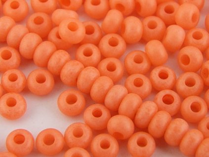 Seed Beads Preciosa No.09351 - Opaque Orange - 10/0 12g