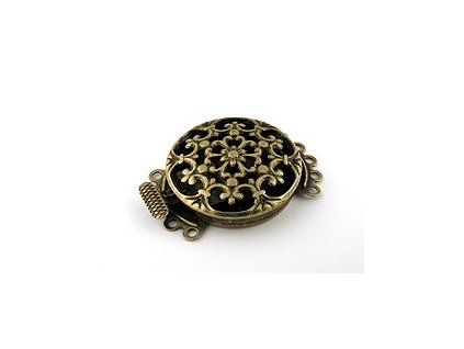 CLASP FILIGREE ROUND 5 ROW SAU