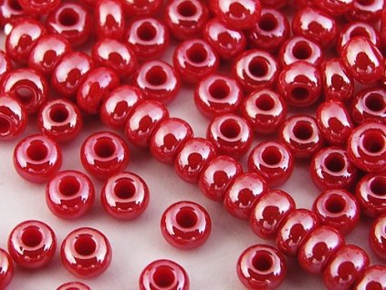 Seed Beads Preciosa No.98210 - Opaque Siam Luster - 10/0 12g