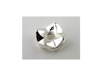 METAL BEADS FACET  8x3mm AG