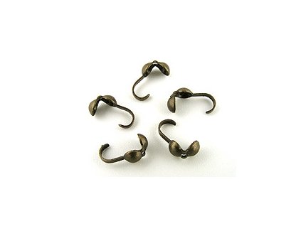 Beadtip with hook 4mm AAU 10pcs