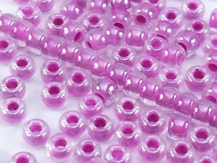 Seed Beads Preciosa No.38628- Violet Line Terra - 10/0 12g