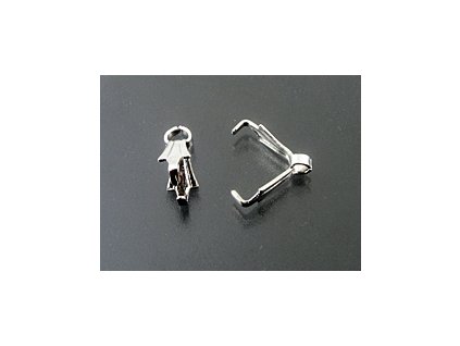 Přívěsková šlupna s očkem RH 6x3mm