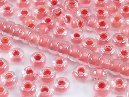 Seed Beads Preciosa No.38689- Rose Peach Line Terra - 10/0 12g