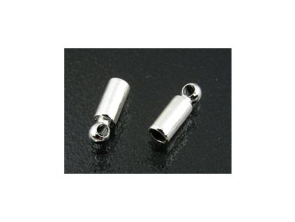 Component Tube Cord End of diameter 1mm AG 2pcs