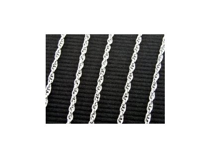 Chain I 2x1mm AG 1m