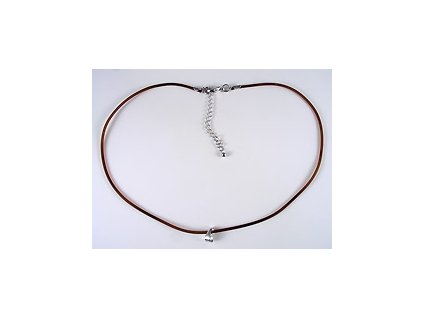 Rubber necklace - Topaz