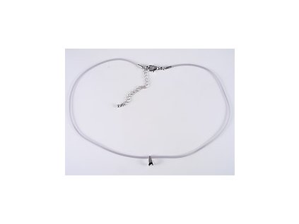 Rubber necklace - White