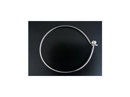 Bracelet memory wire Rh with clasp