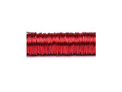 Color Wire on Spool 0,3mm - Red - 50m