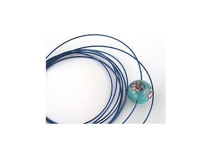 NYLON COATED WIRE LIGHT BLUE 0.5mm 1m