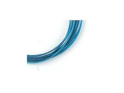 NYLON COATED WIRE BLUE ZIRCON 0.45mm