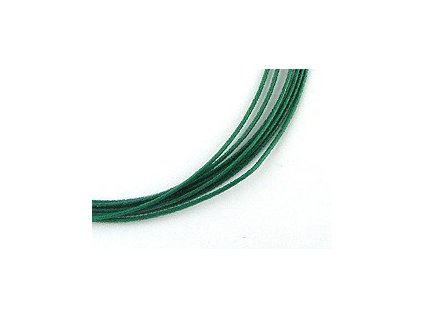 NYLON COATED WIRE GRASS GREEN 0.45mm