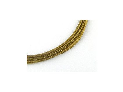 NYLON COATED WIRE JONQUIL GOLD 0.45mm