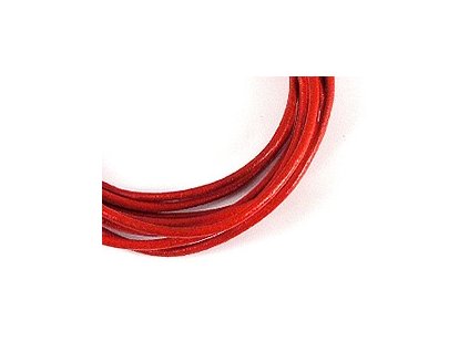 Kožená šňůrka Červená 1,5mm