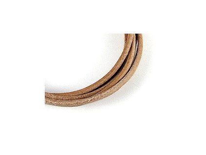 Leather cord natural 2mm