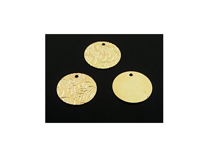 Component Decorative Coin AU 15mm 100pieces