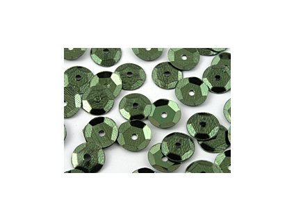 Sequins 6mm Olive 3g